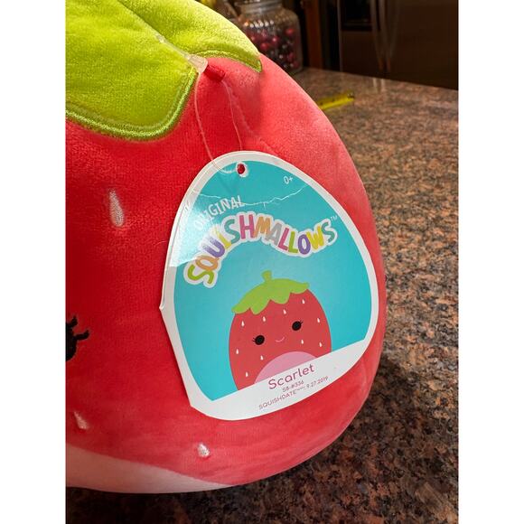 Squishmallows 8" Scarlett Strawberry *RARE* with Tag NWT - Picture 7 of 8